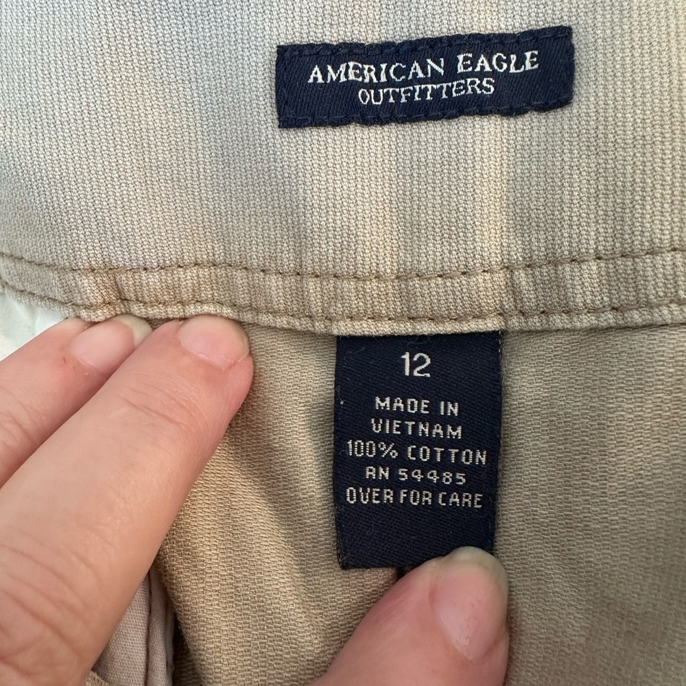 American Eagle Outfitters Beige Cargo Skirt - Picture 2 of 6